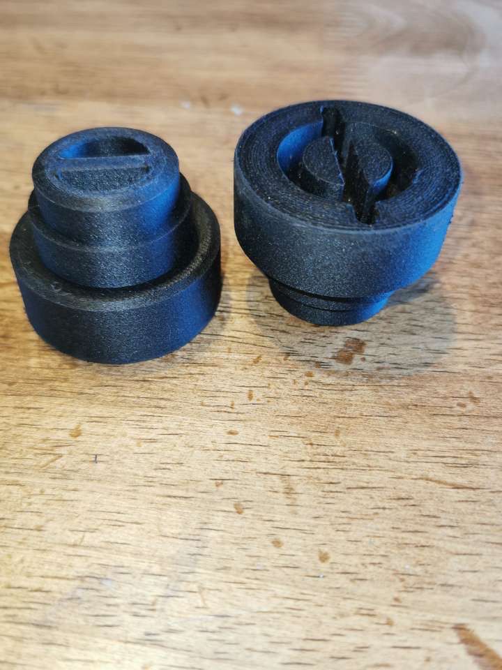 Custom designed drive coupling.