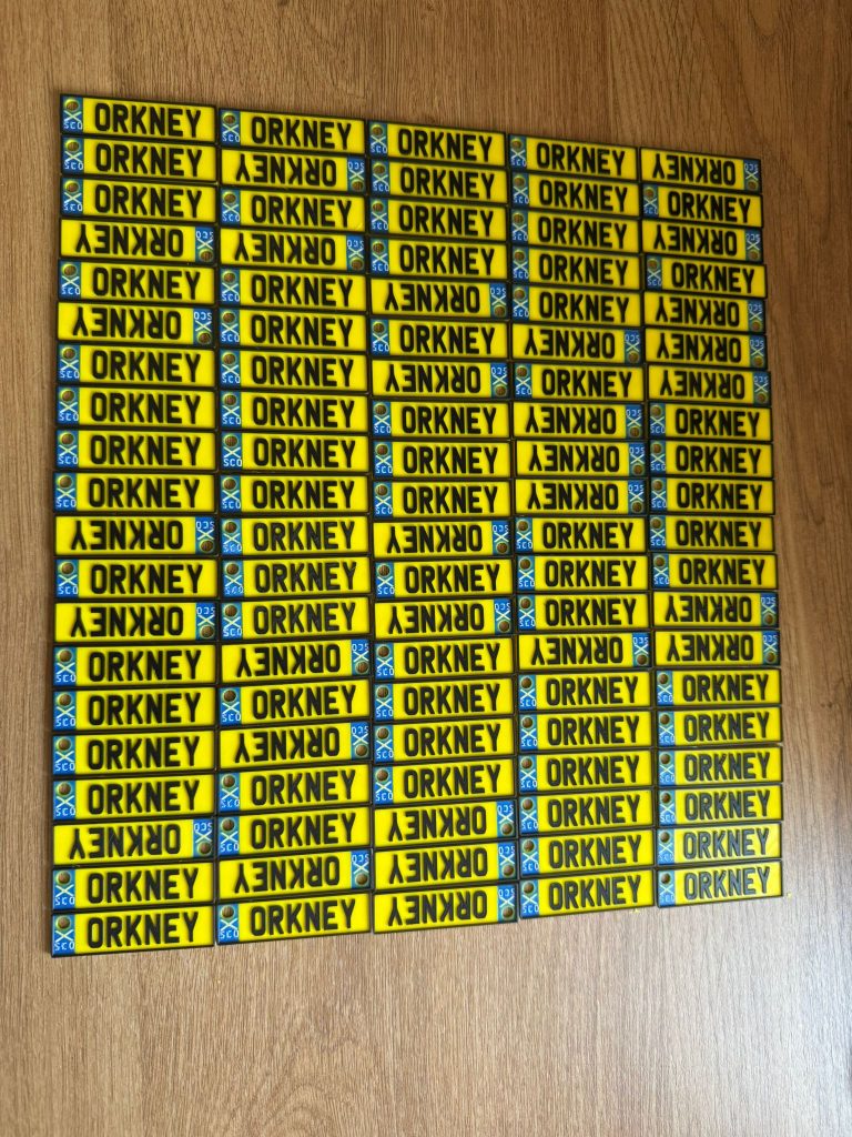 Custom Orkney keyrings